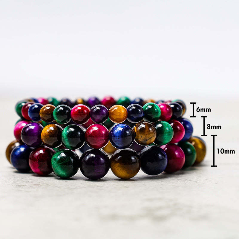 mystic zen Stone Various Tiger Eye Confidence Bracelet