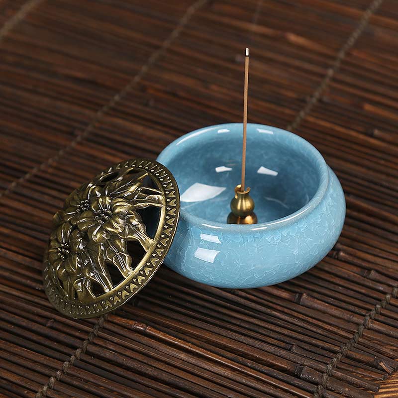 Colorful Ceramic Incense Burner