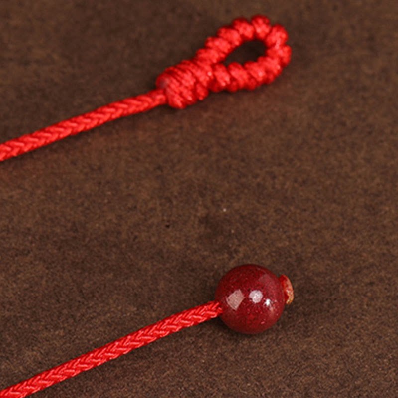 mystic zen Stone 999 Solid Gold Red String Belly Chain