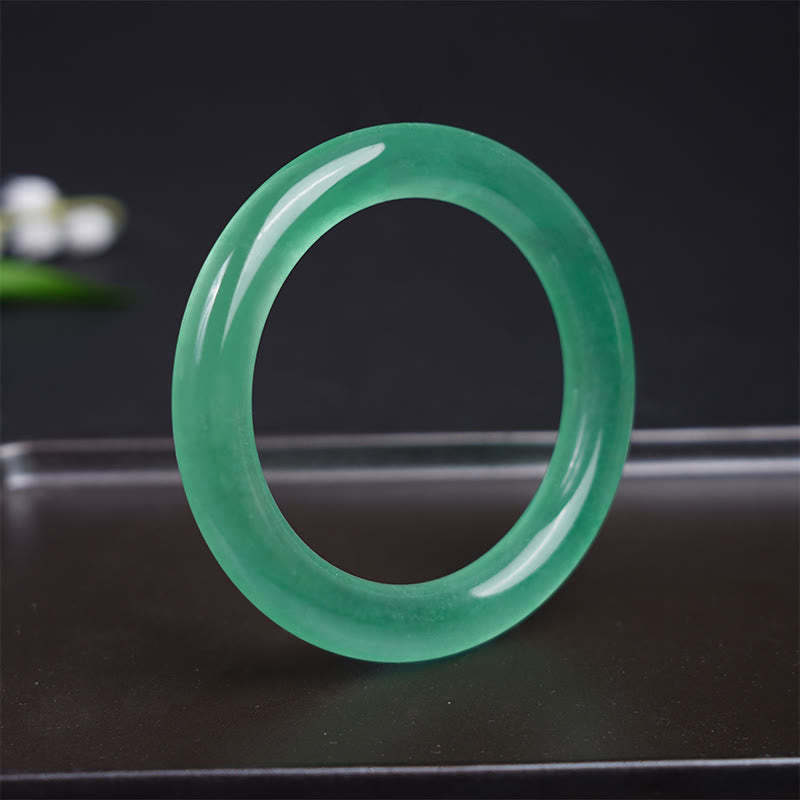 Natural Jade Luck Prosperity Bracelet Bangle