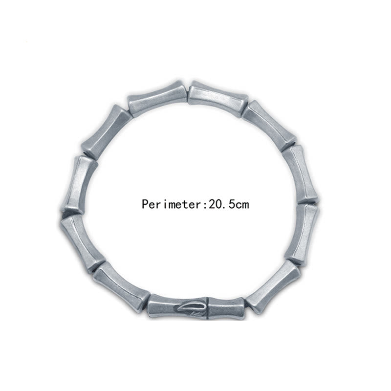 Bamboo Pattern Alloy Strength Bracelet