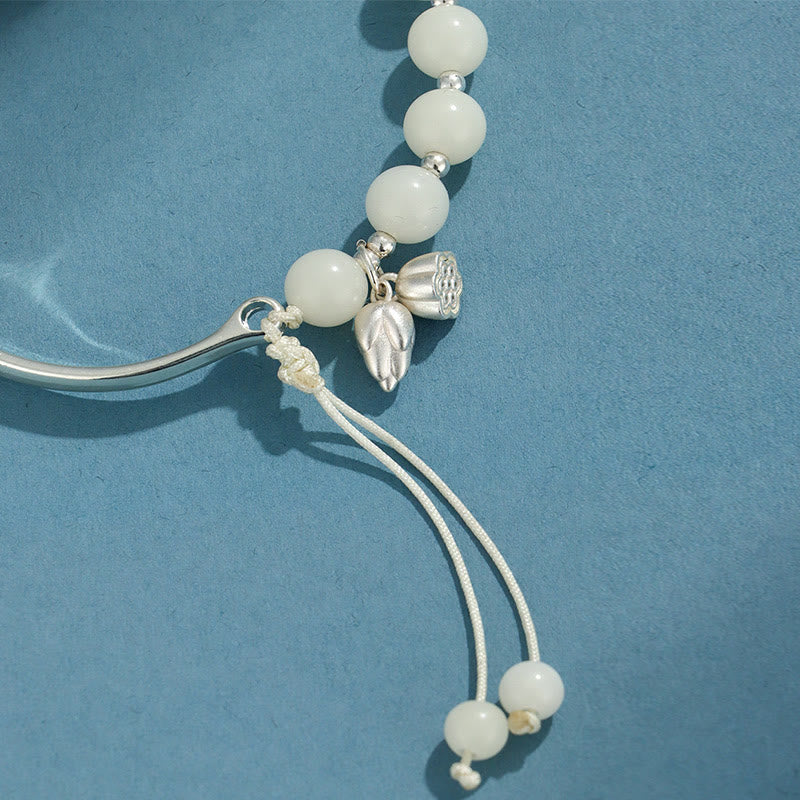 Bodhi Seed Butterfly Lotus Luck Wealth Bracelet Bangle