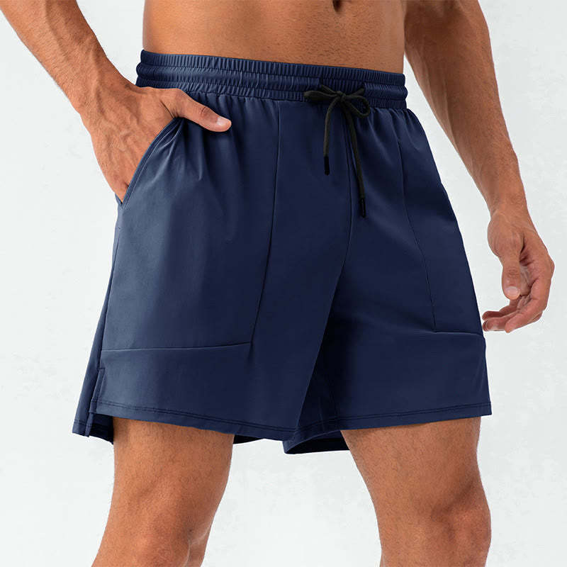 Men's Casual Quick Dry Sports Shorts With Pockets