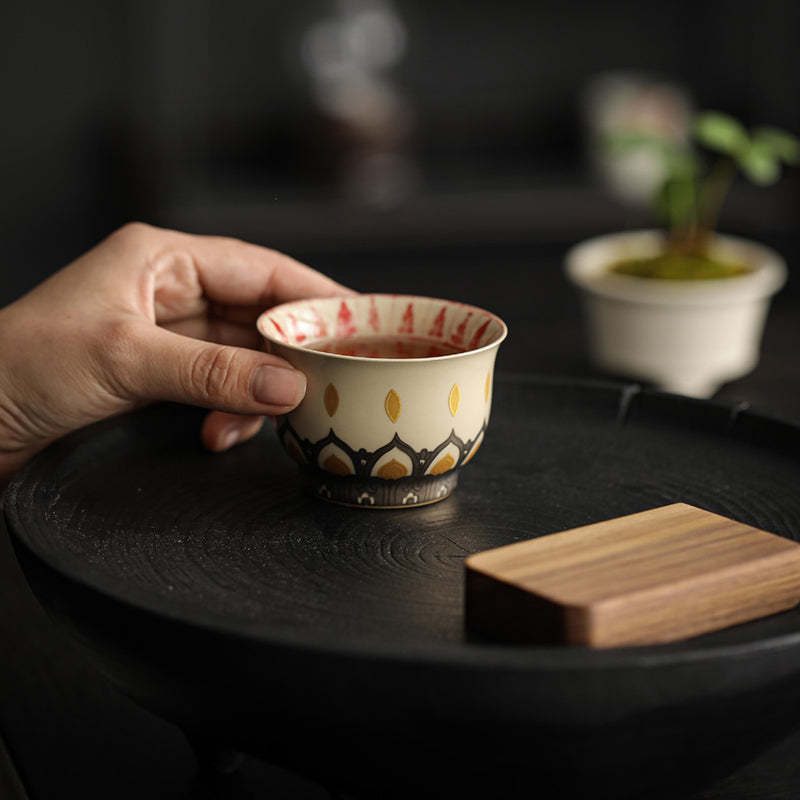 Dunhuang Color Thousand mystic zens Teacup Kung Fu Tea Cup 100ml