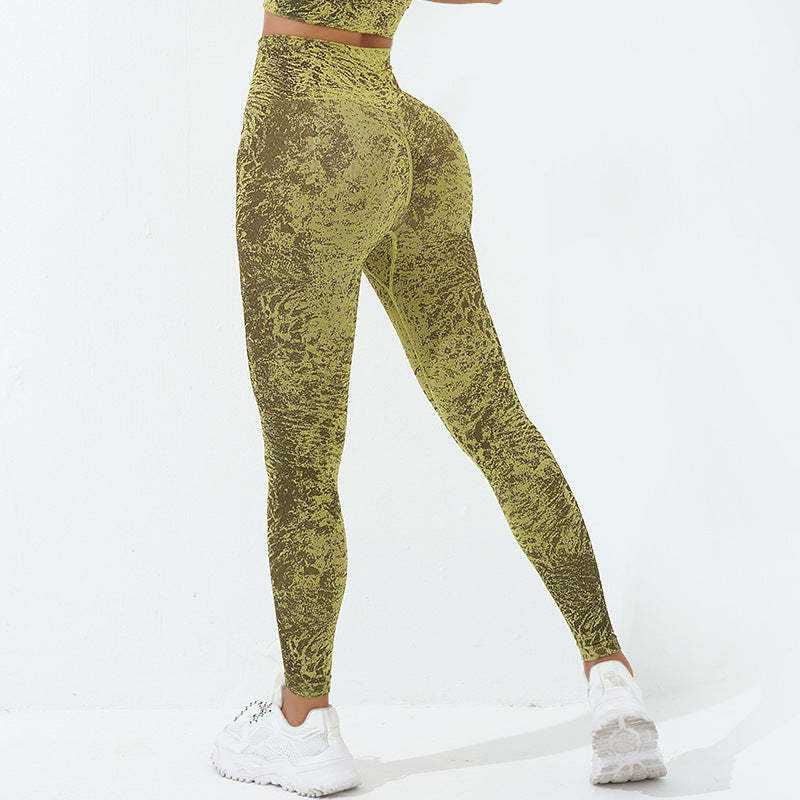 Seamless Fitness Crop Tank Top High Waist Leggings Pants Sports Gym Yoga Outfits
