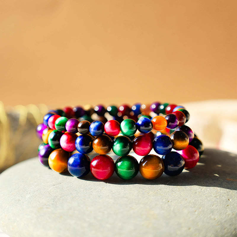 mystic zen Stone Various Tiger Eye Confidence Bracelet