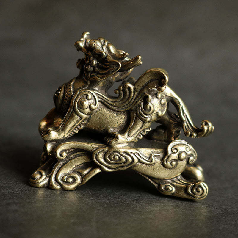 Handmade FengShui PiXiu Copper Wealth Luck Decoration