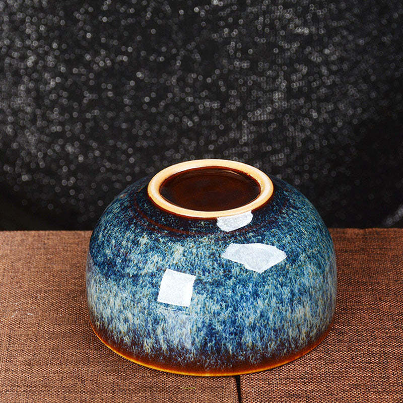 Lotus Dragon Phoenix Koi Fish Chinese Jianzhan Ceramic Teacup Kung Fu Tea Cup 110ml