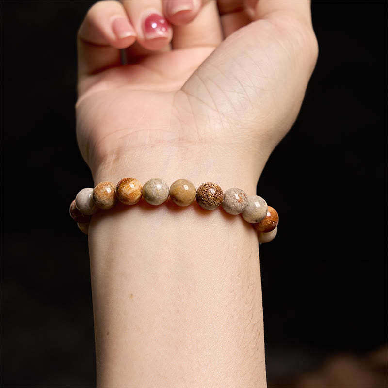 Fossil Coral Compassion Bracelet
