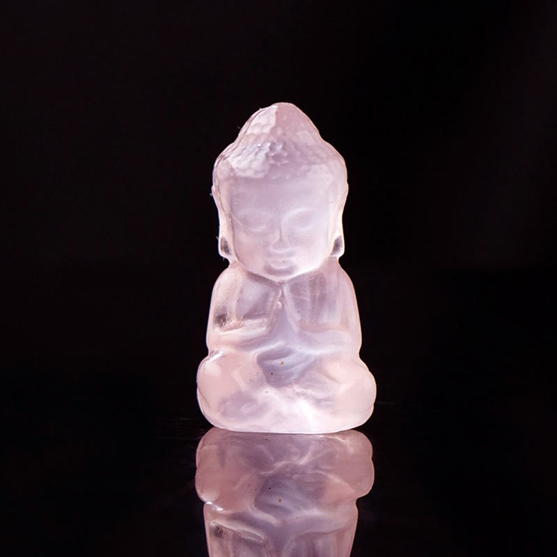 Various Crystal Amethyst Pink Crystal White Crystal Citrine mystic zen Carved Spiritual Healing Necklace Pendant Decoration (Extra 30% Off | USE CODE: FS30)