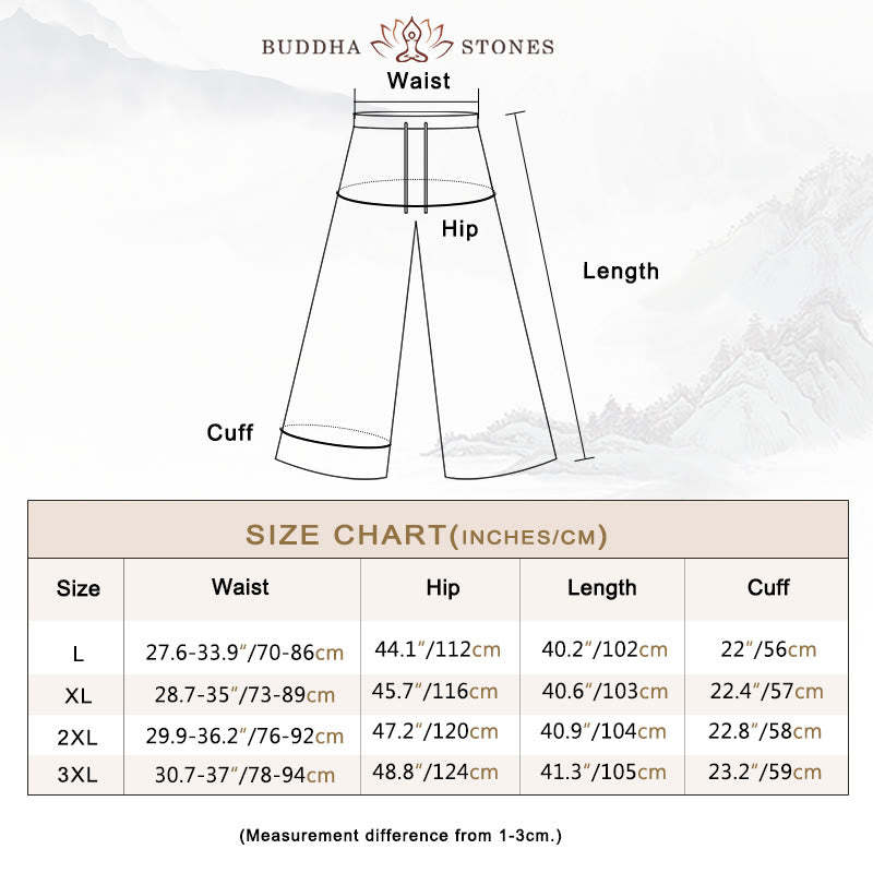 Casual Cotton High Waist Lace-up Slit Wide Leg Pants With Pockets