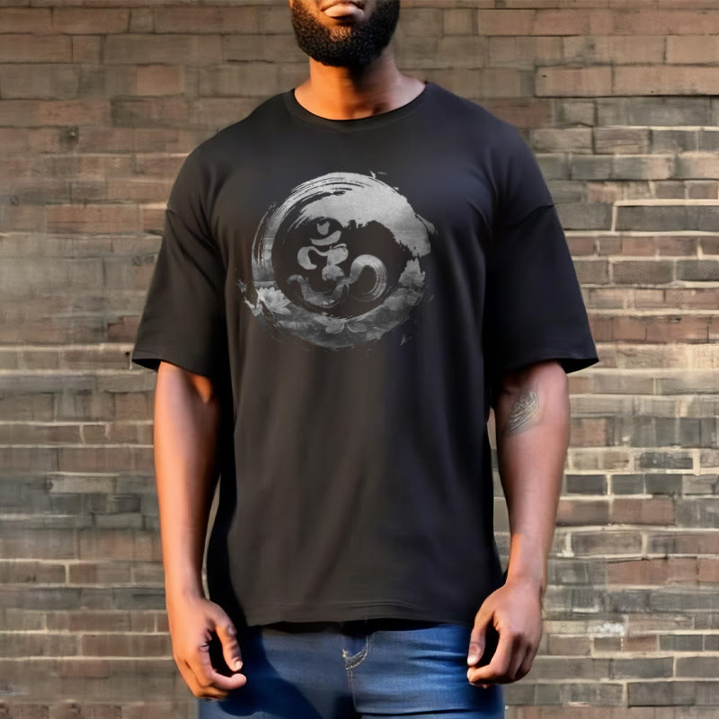 Om Lotus Cotton Tee T-shirt