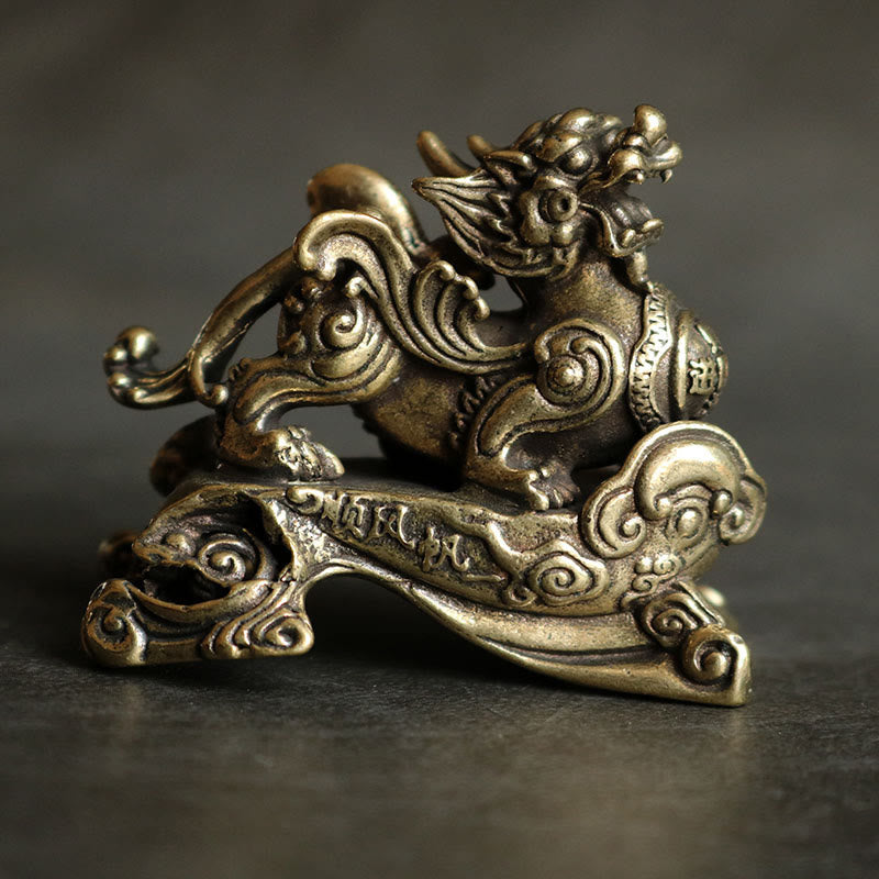 Handmade FengShui PiXiu Copper Wealth Luck Decoration