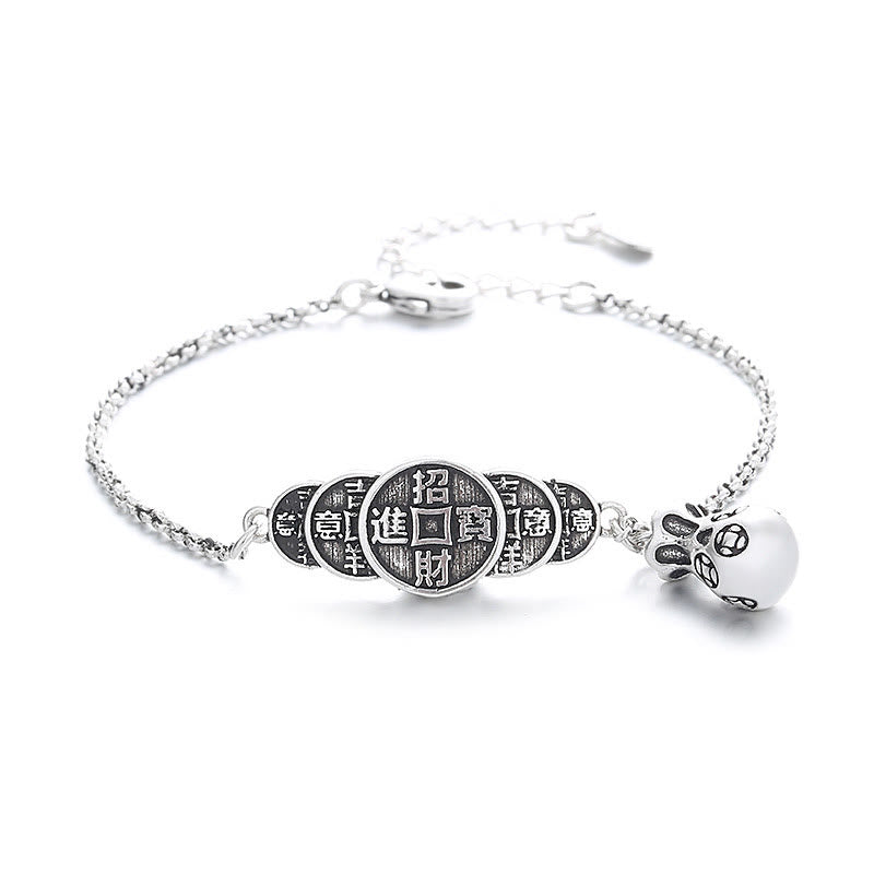 Copper Coin Money Bag Wealth Bracelet