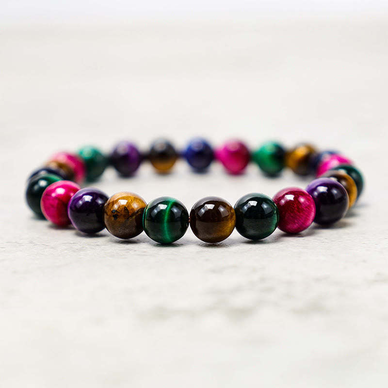 mystic zen Stone Various Tiger Eye Confidence Bracelet