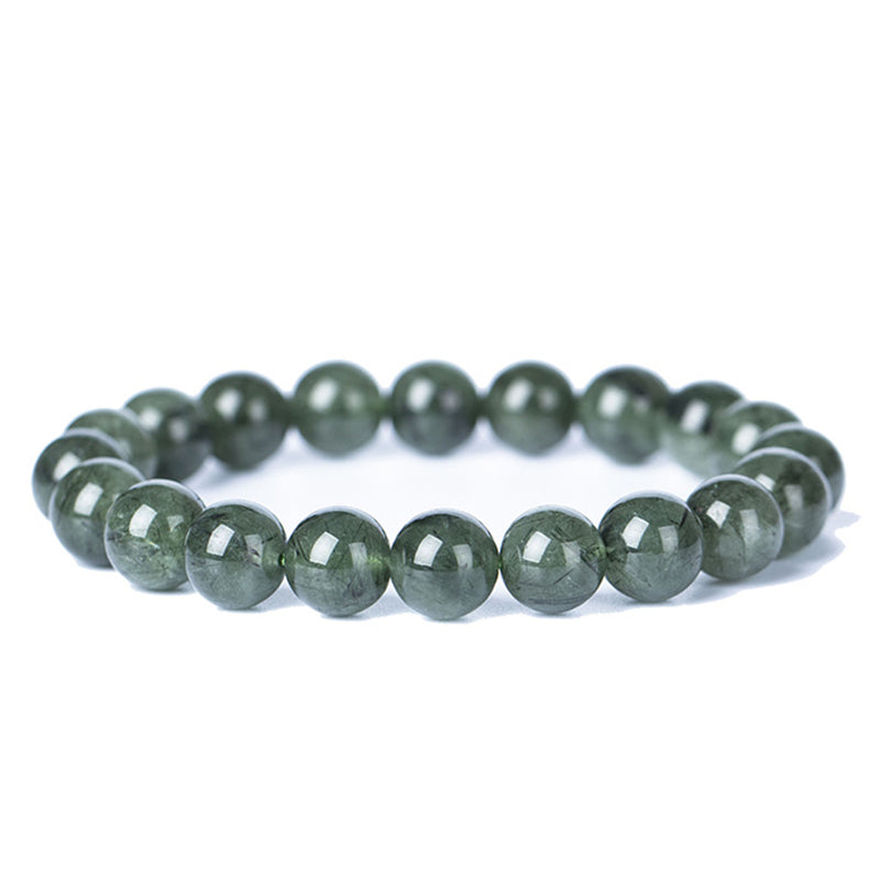 Natural Green Crystal Blessing Wealth Bracelet