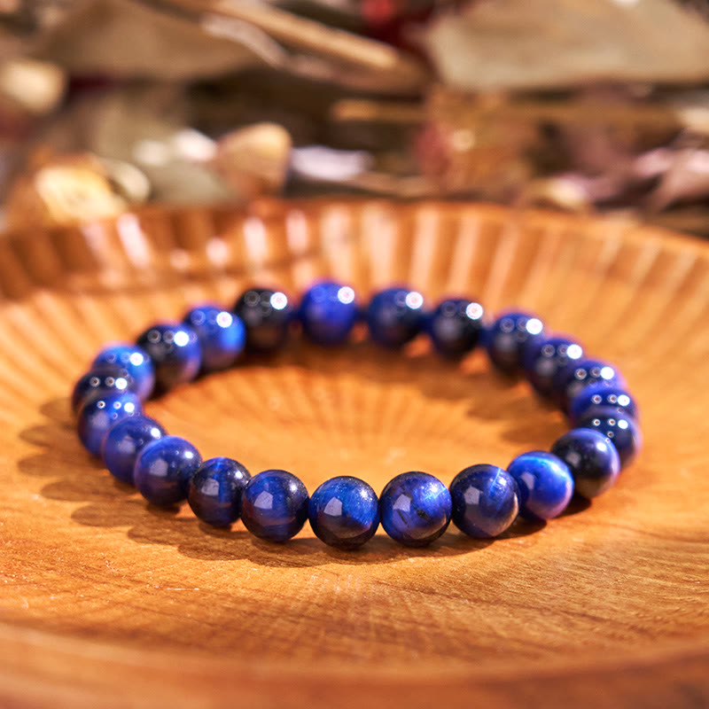Blue Tiger Eye Protection Bracelet