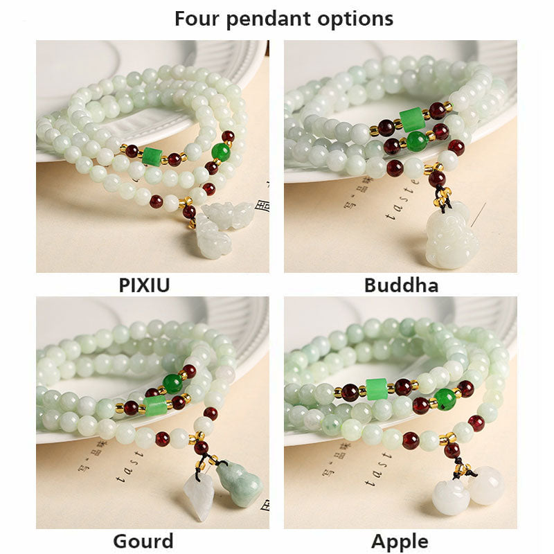 Natural Jade Pixiu mystic zen Abundance Bracelet