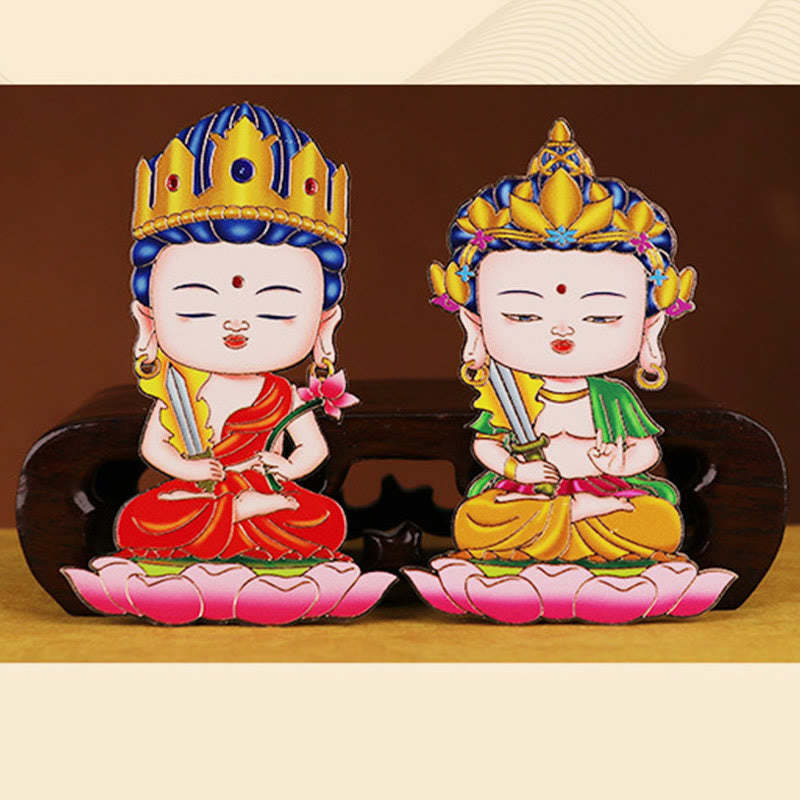Chinese Zodiac Natal mystic zen Blessing Wealth Fortune Fridge Phone Sticker