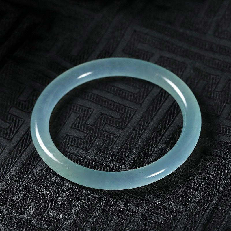Natural Jade Healing Blessing Bangle Bracelet