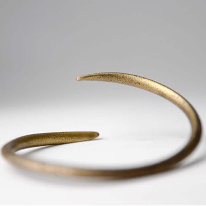 Simple Design Copper Luck Adjustable Cuff Bracelet