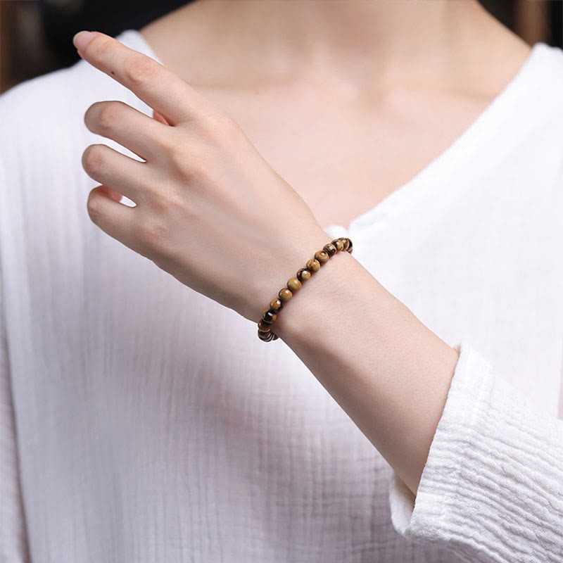 925 Sterling Silver Natural Golden Sea Willow Zakiram Goddess of Wealth Lucky fortune Fu Character Success Bracelet