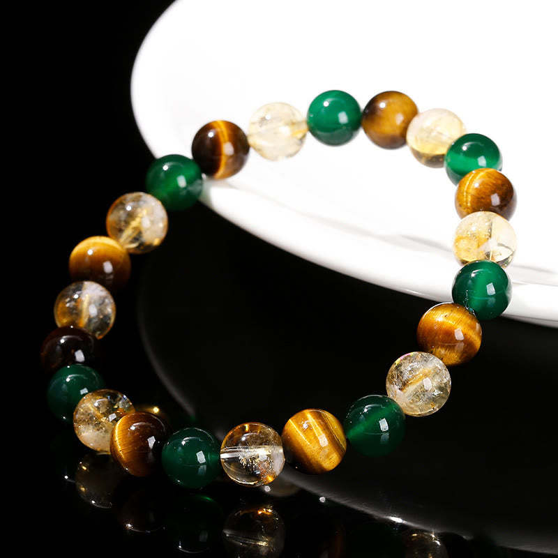 mystic zen Stone Various Tiger Eye Confidence Bracelet