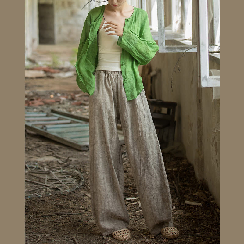 Retro Tie Dye Harem Pants Casual Women's Yoga Pants With Pockets