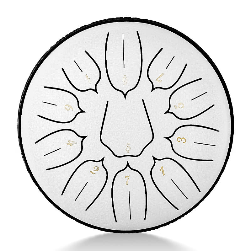 Steel Tongue Drum Sound Healing Meditation Yoga Lotus Drum Kit 11 Note 6 Inch