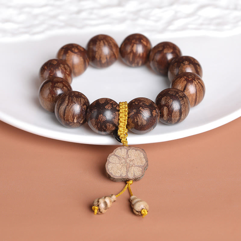 Plum Blossom Wood Inner Peace Bracelet