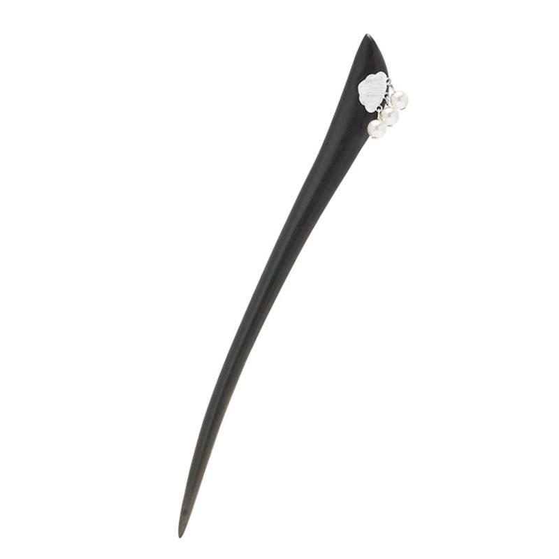 925 Sterling Silver Ebony Cloud Power Hairpin