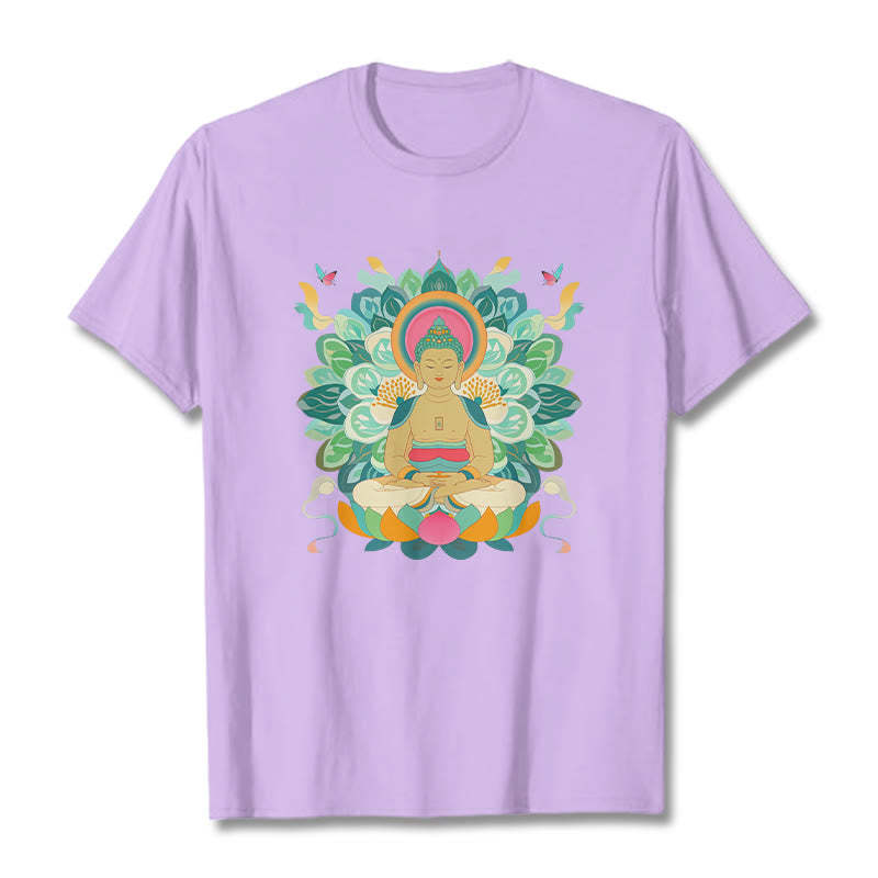 Butterfly Lotus mystic-zen-Inspired Tee T-shirt
