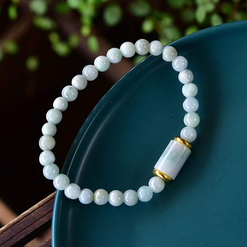 Natural Jade Luck Prosperity Bracelet