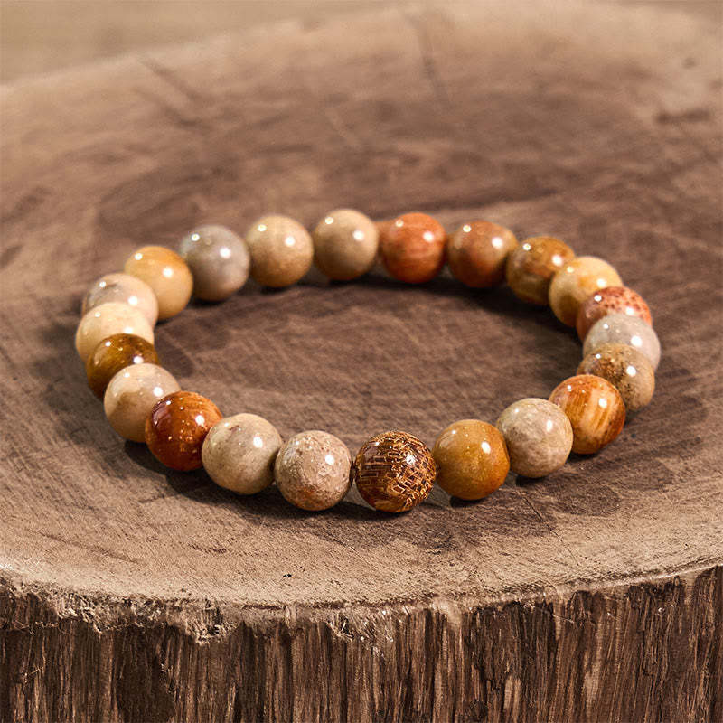 Fossil Coral Compassion Bracelet