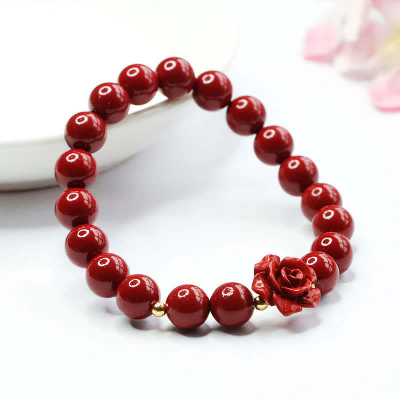 Cinnabar Rose Calm Bracelet
