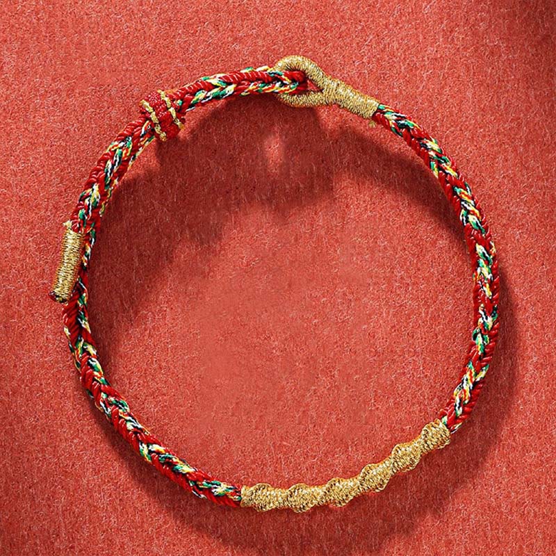 Handmade Chinese Zodiac Natal mystic zen Protection Strength Braided String Bracelet