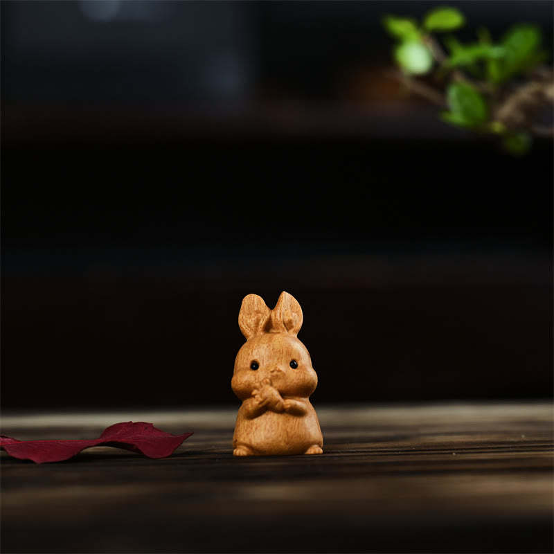 12 Chinese Zodiac Thuja Sutchuenensis Sandalwood Prosperity Mini Home Decoration