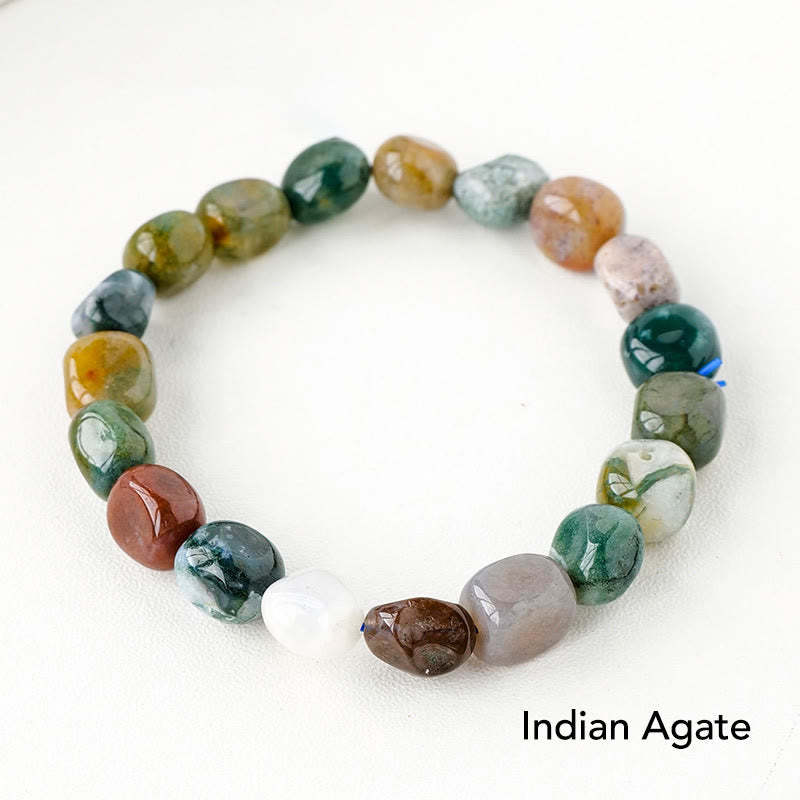 Natural Irregular Shape Crystal Stone Spiritual Awareness Bracelet