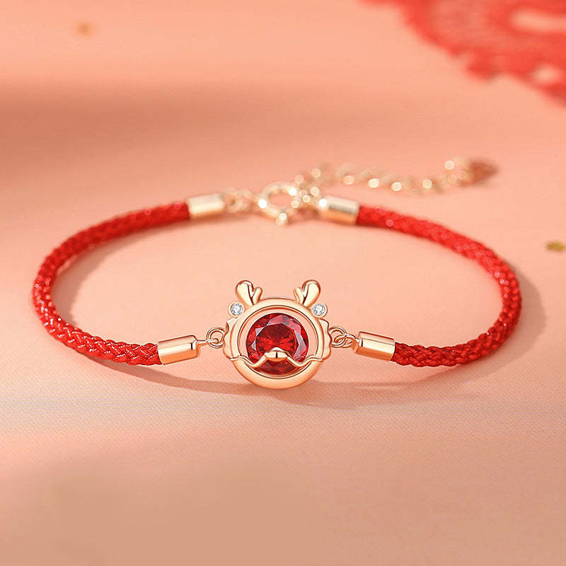 925 Sterling Silver Year Of The Dragon Luck Red Zircon Necklace Pendant Bracelet Earrings Ring (Extra 30% Off | USE CODE: FS30)