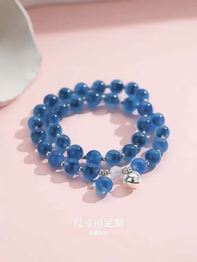 Starry Wishes｜Instagram-Style Double-Layer Star Bell Bracelet for Women Niche Design BFF Bracelet Fresh Sweet Girl Accessories