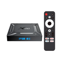 Android Tv box X96M200 4GB 64GB Amlogic X5M  Android 14 Wifi6 BT Voice Remote Control Set top box