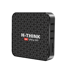 H-THINK S200 Android Tv box Allwinner H313 1GB 8GB Android 10 Dual wifi BT Voice Remote Control Set top box