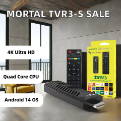 TV Stick TVR3 Amlogic S905 Android 9.0 Smart TV Box 2.4G Wifi  TV Dongle