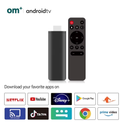 TV Stick OM+ Amlogic S905 Android 9.0 Smart TV Box 2.4G Wifi  TV Dongle