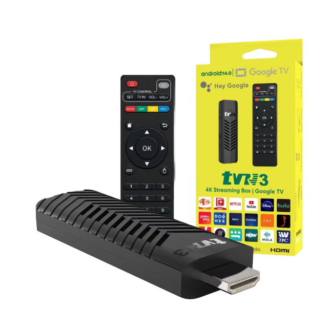 TV Stick TVR3 Amlogic S905 Android 9.0 Smart TV Box 2.4G Wifi  TV Dongle