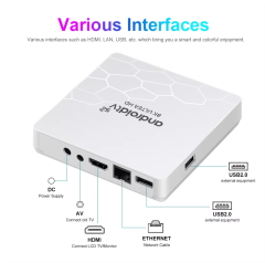 Cheap Model  Android Tv box 5G Hisilicon 3798 2GB 8GB  Android 9 IR remote Control Set top box