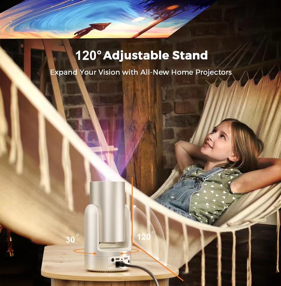 W3 Smart Projector 720P | Auto Focus, Android 9, WiFi 6, BT 5.2