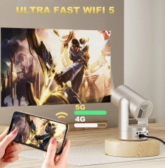 W3 Smart Projector 720P | Auto Focus, Android 9, WiFi 6, BT 5.2