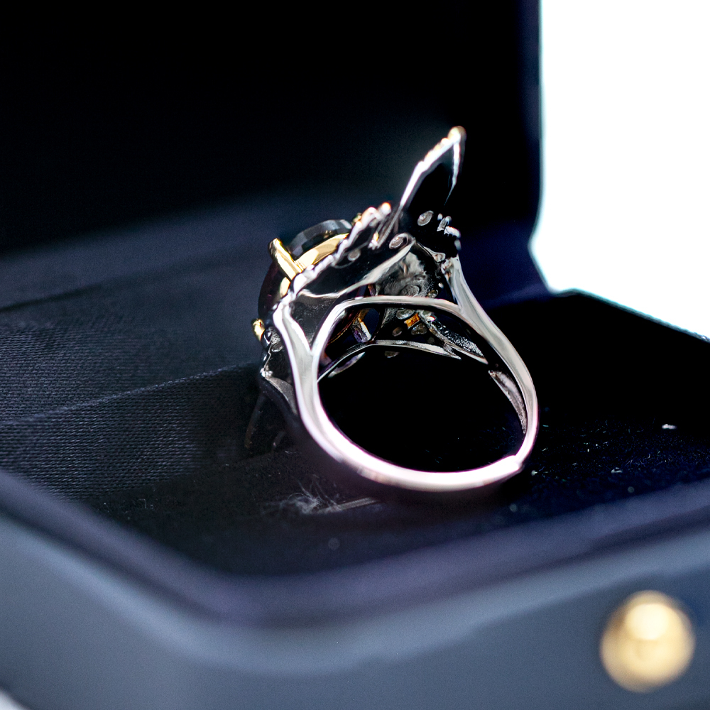 乌拉圭紫水晶戒指