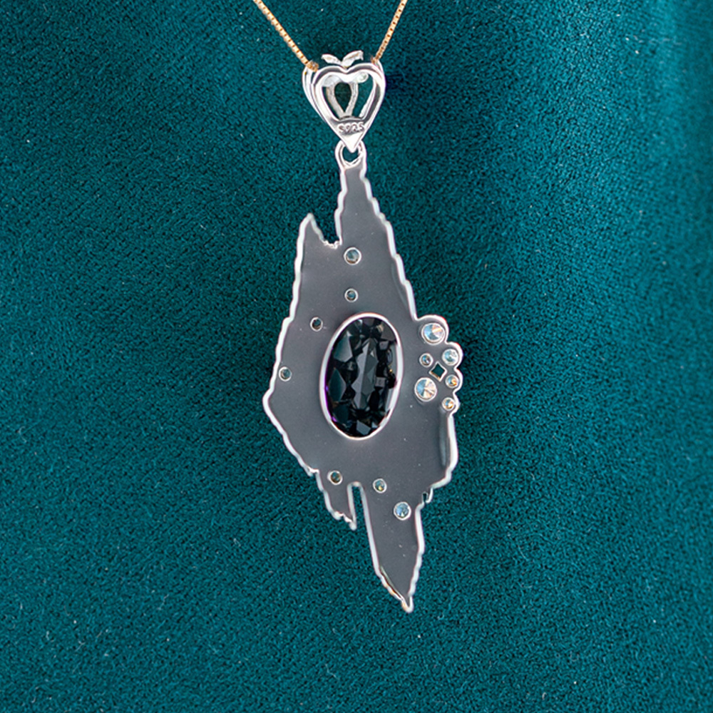 乌拉圭紫水晶吊坠